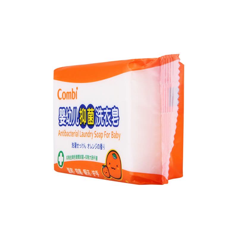 Combi康贝 婴幼儿抑菌洗衣皂 200g(柑橘)9101图片
