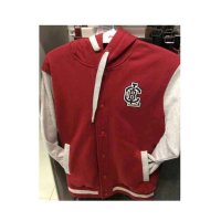 正品LINING李宁茄克外套秋新款运动休闲男子开衫连帽卫衣AWDJD59-1赤壁红