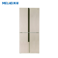 美菱(MEILING)430升多门冰箱 彩晶玻璃 风冷无霜 变频静音BCD-430WUP9B(星韵金)