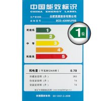 美菱(MEILING)430升多门冰箱 彩晶玻璃 风冷无霜 变频静音BCD-430WUP9B(星韵金)