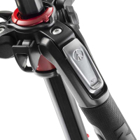 曼富图(MANFROTTO) MK190XPRO3-BHQ2 铝合金板扣式 相机三脚架云台套装 黑色