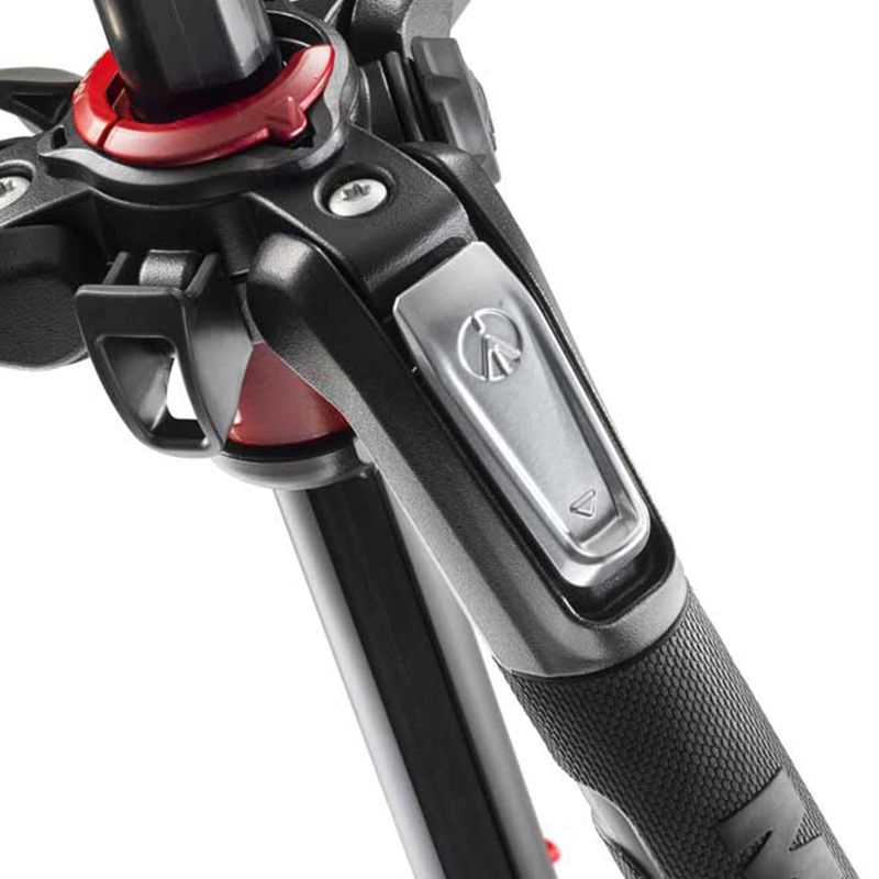 曼富图(MANFROTTO) MK190XPRO3-BHQ2 铝合金板扣式 相机三脚架云台套装 黑色