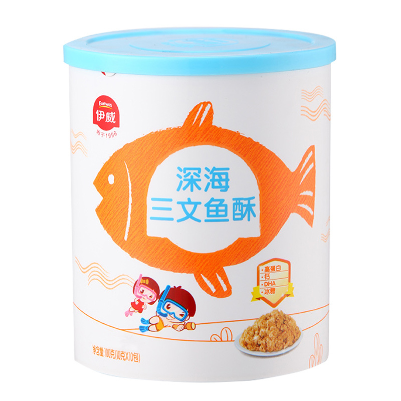 【苏宁自营】伊威( Eastwes)原味猪肉酥+原味牛肉酥+深海三文鱼酥 香醇美味 营养肉酥鱼酥