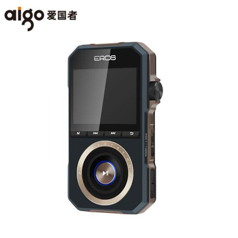 爱国者(aigo)EROS H06PLUS HiFi无损音乐DSD硬解便携MP3播放器 黑色