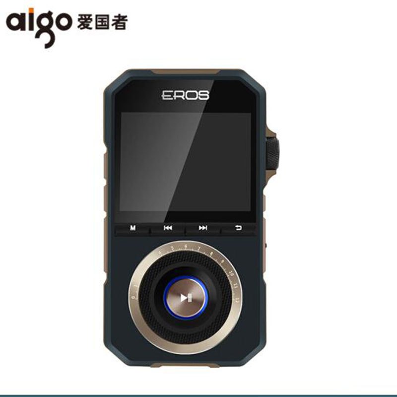 爱国者(aigo)EROS H06PLUS HiFi无损音乐DSD硬解便携MP3播放器 黑色
