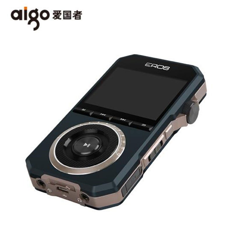 爱国者(aigo)EROS H06PLUS HiFi无损音乐DSD硬解便携MP3播放器 黑色