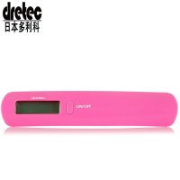 日本多利科（dretec）手提秤弹簧秤 高精度称重电子秤 便携式行李秤 家用弹簧秤 行李秤LS-101PK 红色
