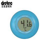 日本多利科(dretec)水温度计 婴儿洗澡家用数字 沐浴水温计 O-227BL 蓝色