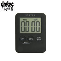 日本多利科（dretec）定时器迷你倒计时器大声音提醒器家用精准计时器 厨房倒计时定时钟T-307BK 黑色