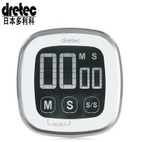 日本多利科(dretec)厨房定时器家用提醒器精准计时器 创意定时器计时器 倒计时定时钟T-314WT 白色