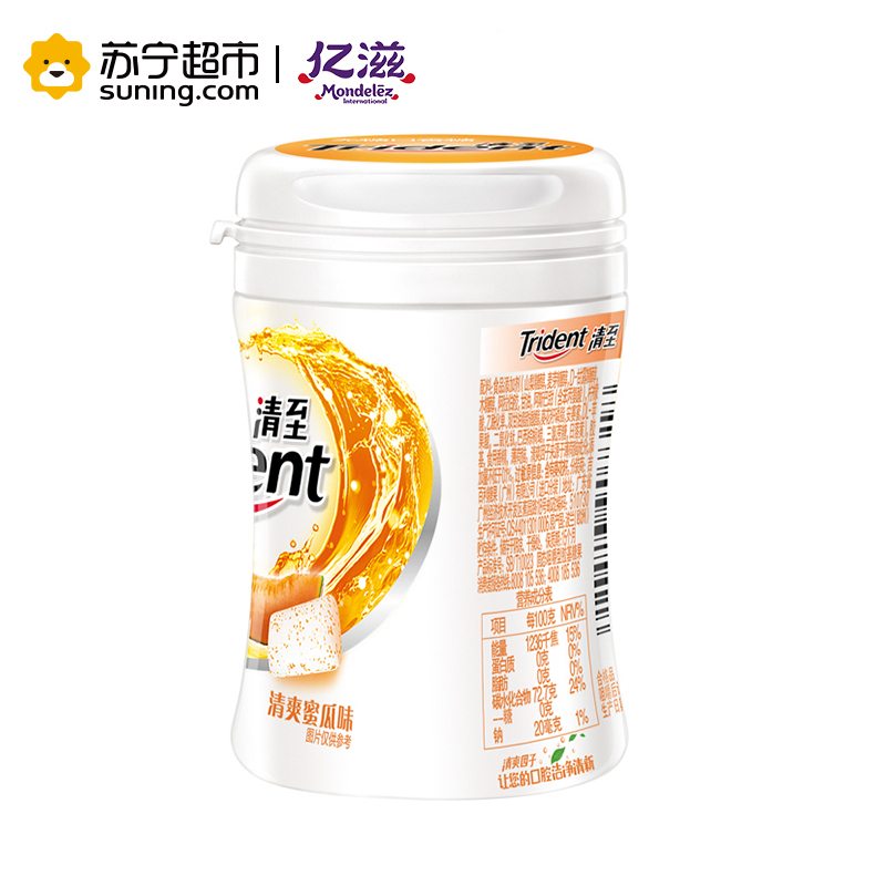 清至 无糖口香糖（清爽蜜瓜味）54g/40粒