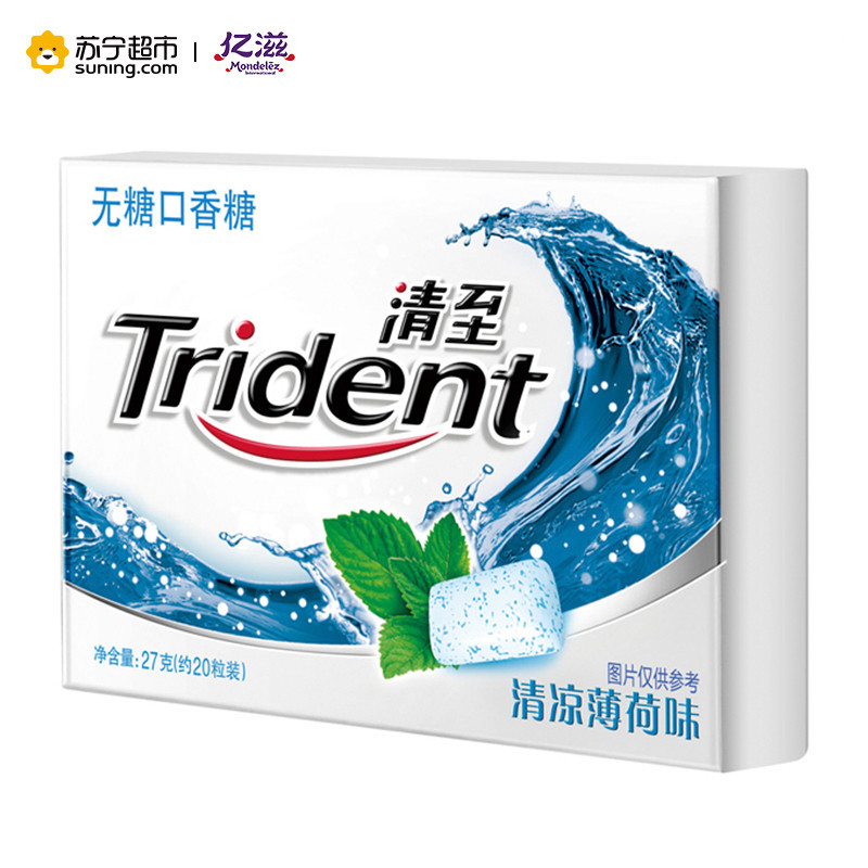 清至 无糖口香糖（清凉薄荷味）27g/20粒