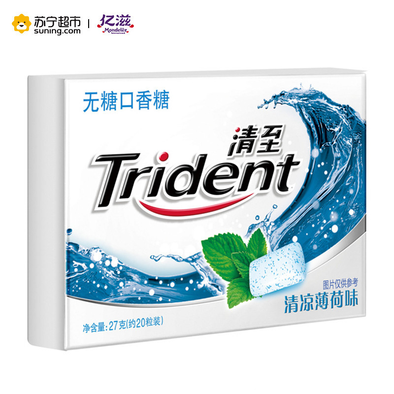 清至 无糖口香糖（清凉薄荷味）27g/20粒