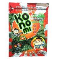 相扑手(KONOMI) 泰国进口超大片烤海苔脆紫菜48g 香辣海鲜味
