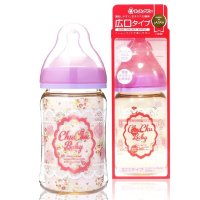 CHUCHU啾啾 可爱妈妈宽口PPSU奶瓶160ml(女孩)蕾丝 1114502