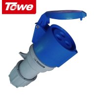 同为 工业连接器16A/机房PDU专用航空插头 3芯2P+E 母头防水防尘