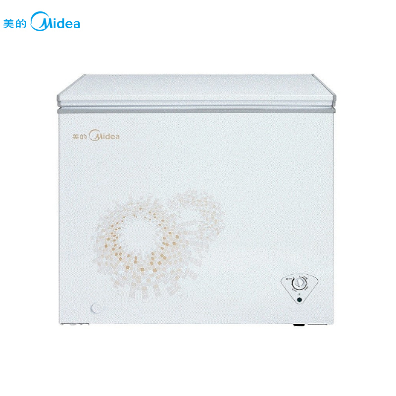 美的(Midea)BD/BC-201KMA 201升 时尚外观 冷冻冷藏 卧式家用商用节能静音冷柜冰柜