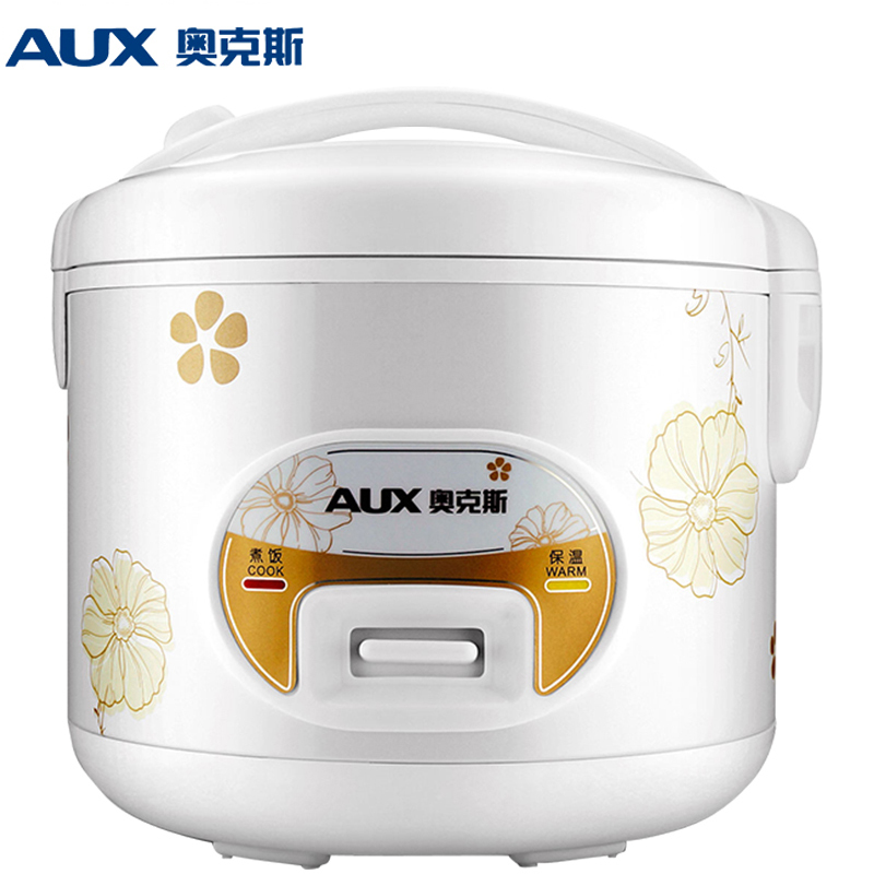 奥克斯(AUX)电饭煲CFXB40-10 大容量电饭煲 不粘内胆家用4L电饭煲/电饭锅 带蒸笼