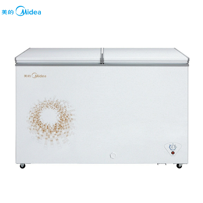 美的(Midea)BCD-269DKMA 269升 双温双室 大冷冻力 家用卧式节能省电冷柜冰柜