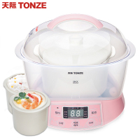 天际(TONZE)电炖锅GSD-B22W隔水炖电炖盅白瓷煲汤锅预约一锅三胆