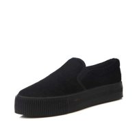 名典厚底松糕鞋女乐福鞋豹纹D57670701