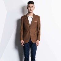 贝纳·川113315021秋款韩版小西装 男西服修身纯色羊毛西装男士潮流小西服