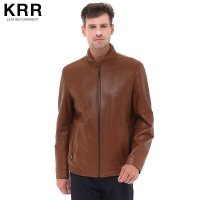 KRR B007海宁男士真皮皮衣机车外套