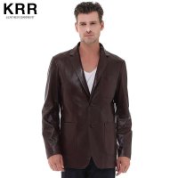 KRR B001海宁真皮皮衣男士皮夹克