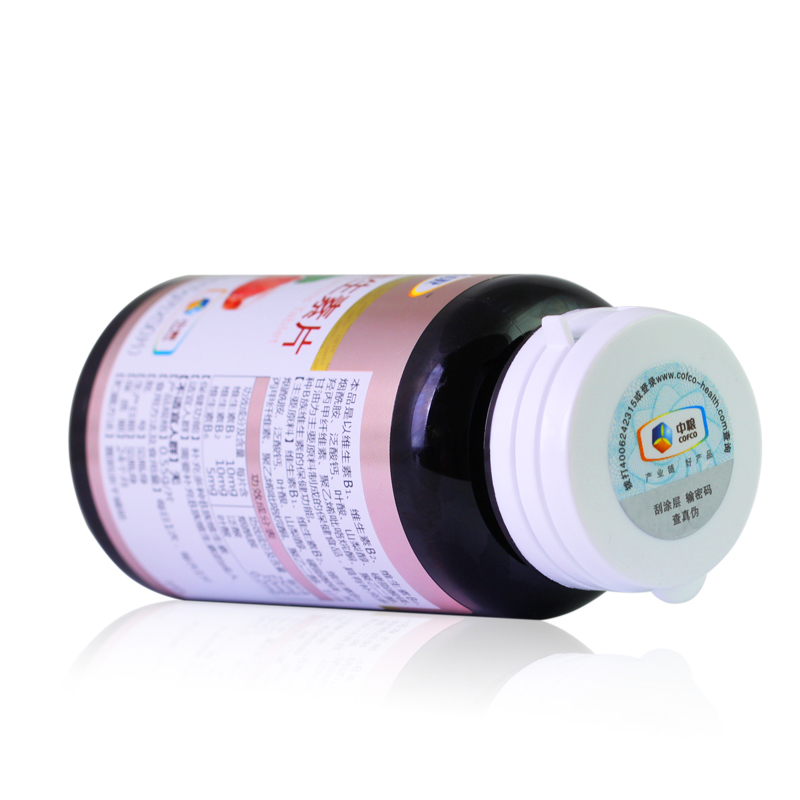 [苏宁超市][苏宁自营]中粮可益康B族维生素片0.55g/片x100片