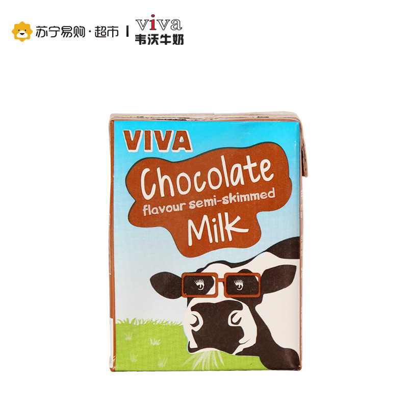 韦沃VIVA牛奶(巧克力口味)200ml*27盒英国进口