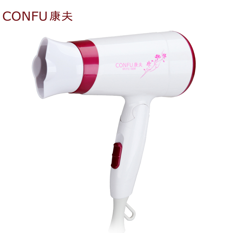 康夫(CONFU)家用电吹风机 KF-3112 可折叠宿舍1600瓦冷热风吹风筒