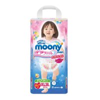 Moony婴儿裤型纸尿裤女XL38