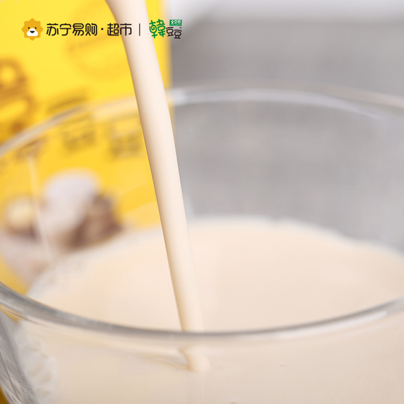 韩国进口 韩豆豆全豆奶7谷口味豆浆 200ml*16盒