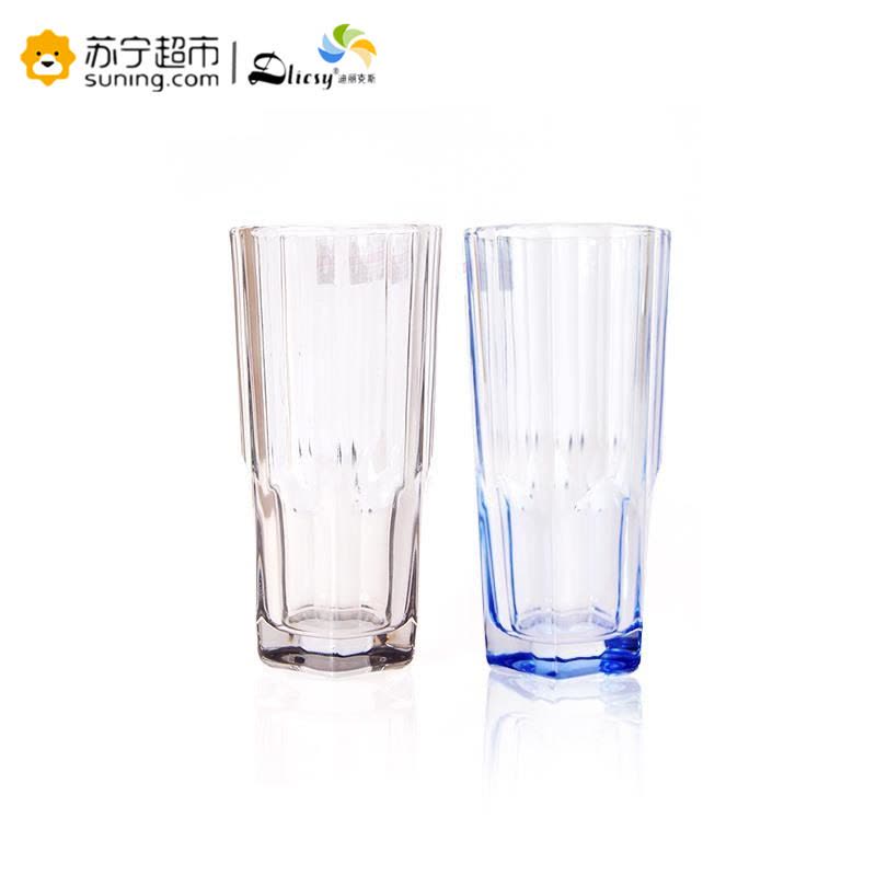 迪丽克斯玻璃水杯2件套 1609-2 (牛奶杯/啤酒杯2只装)图片