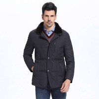 DIKENI 迪柯尼 蓝黑格 男装羽绒服 635211236-343