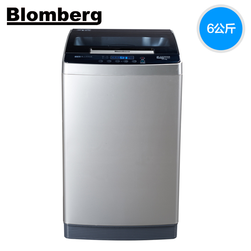 博伦博格/Blomberg WNT6011QB 6公斤全自动家用节能波轮智能洗衣机(钛金银)