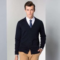 法派2015秋冬商务纯色修身毛衣休闲羊毛衫K2B01541