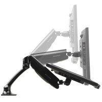 乐歌(Loctek)DLB502 显示器支架旋转电脑架桌免打孔工作台支架 支持2-6.5kg显示器屏幕