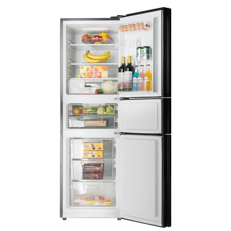 博伦博格/Blomberg KOD231XGA 231升10.1寸智能云wifi三门家用一级节能冷藏冷冻冰箱(白色)