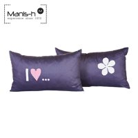 丹麦Manis-h 曼尼希 床头靠垫 欧式原装进口一对靠垫 靠枕 含芯