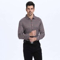 DIKENI 迪柯尼 红格 男装长袖桑蚕丝针织衫 511201057-640
