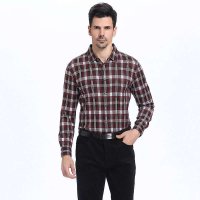 DIKENI 迪柯尼 红格 男装长袖桑蚕丝针织衫 511211157-640