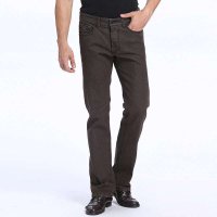 HATTRIC 海赢 深卡其色 牛仔裤 688605 222226