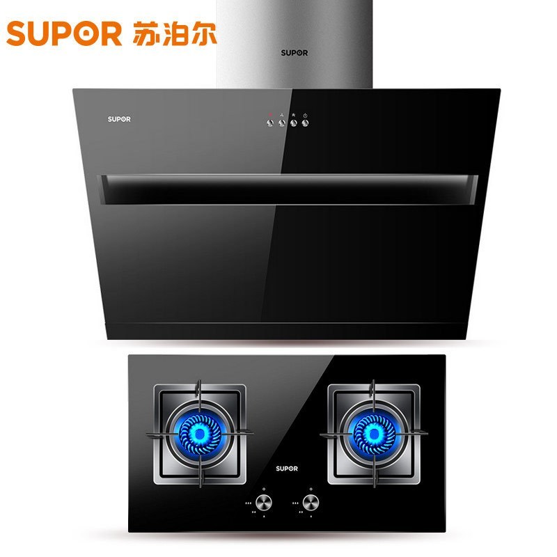 苏泊尔(SUPOR) 抽油烟机J515+燃气灶QB506(天然气) 烟机灶具套餐