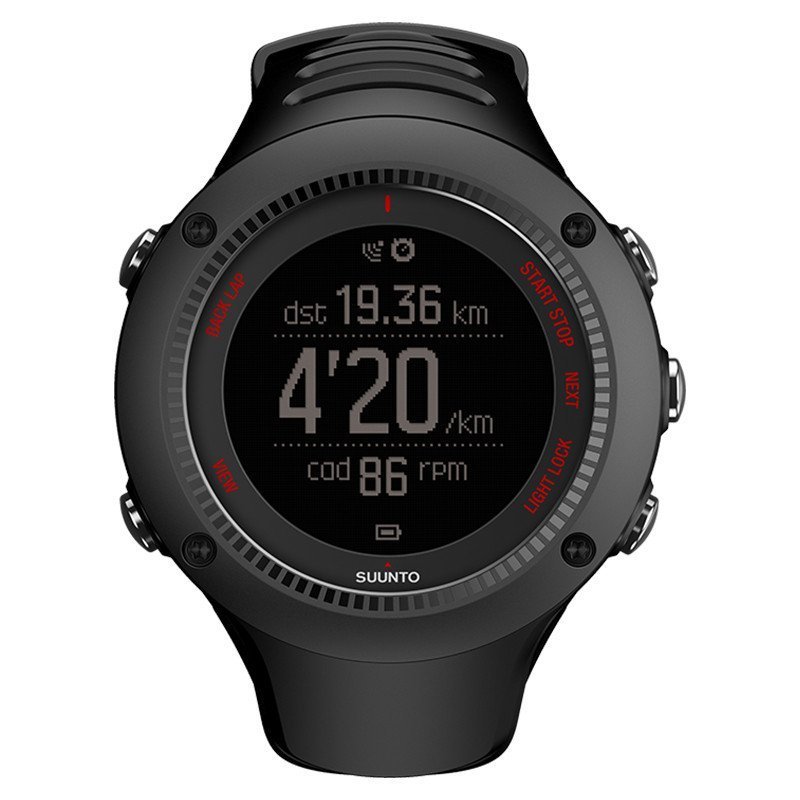 SUUNTO智能手表 AMBIT3 RUN颂拓拓野3R酷黑GPS跑步石英腕表