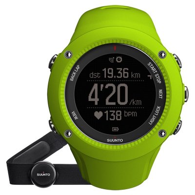 SUUNTO AMBIT3 RUN颂拓拓野3R绿色心率GPS跑步石英腕表