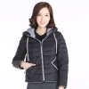 红豆 女款斯文百搭连帽长袖羽绒服9811