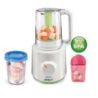 飞利浦 新安怡食品蒸制搅拌一体机套装(送吸管杯+辅食储存杯)