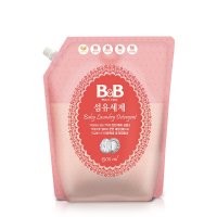 韩国保宁B&B 婴幼儿除菌洗衣液 纤维洗涤剂补充装 1300ml