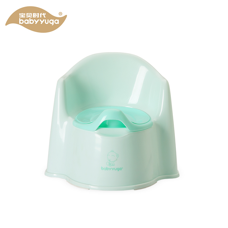 宝贝时代（babyyuga）BH-102 幼幼坐便器 清新绿儿童坐便器男宝宝马桶坐便器女婴幼儿宝宝尿盆小孩座便凳